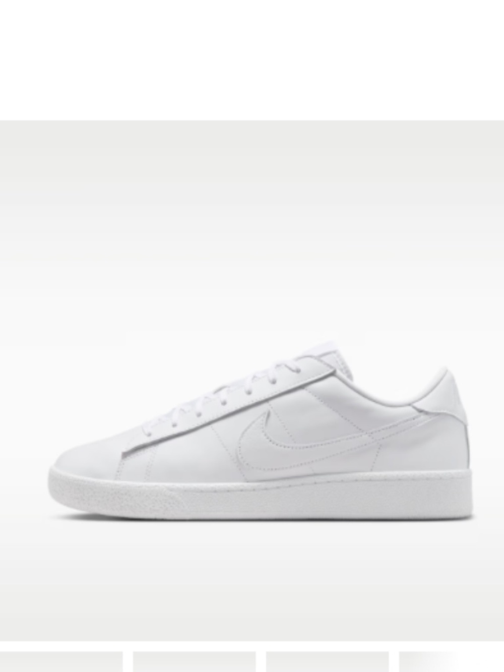 NEW NWOT Nike Women's White Tennis Classic Sneakers Athletic Shoes Size 9